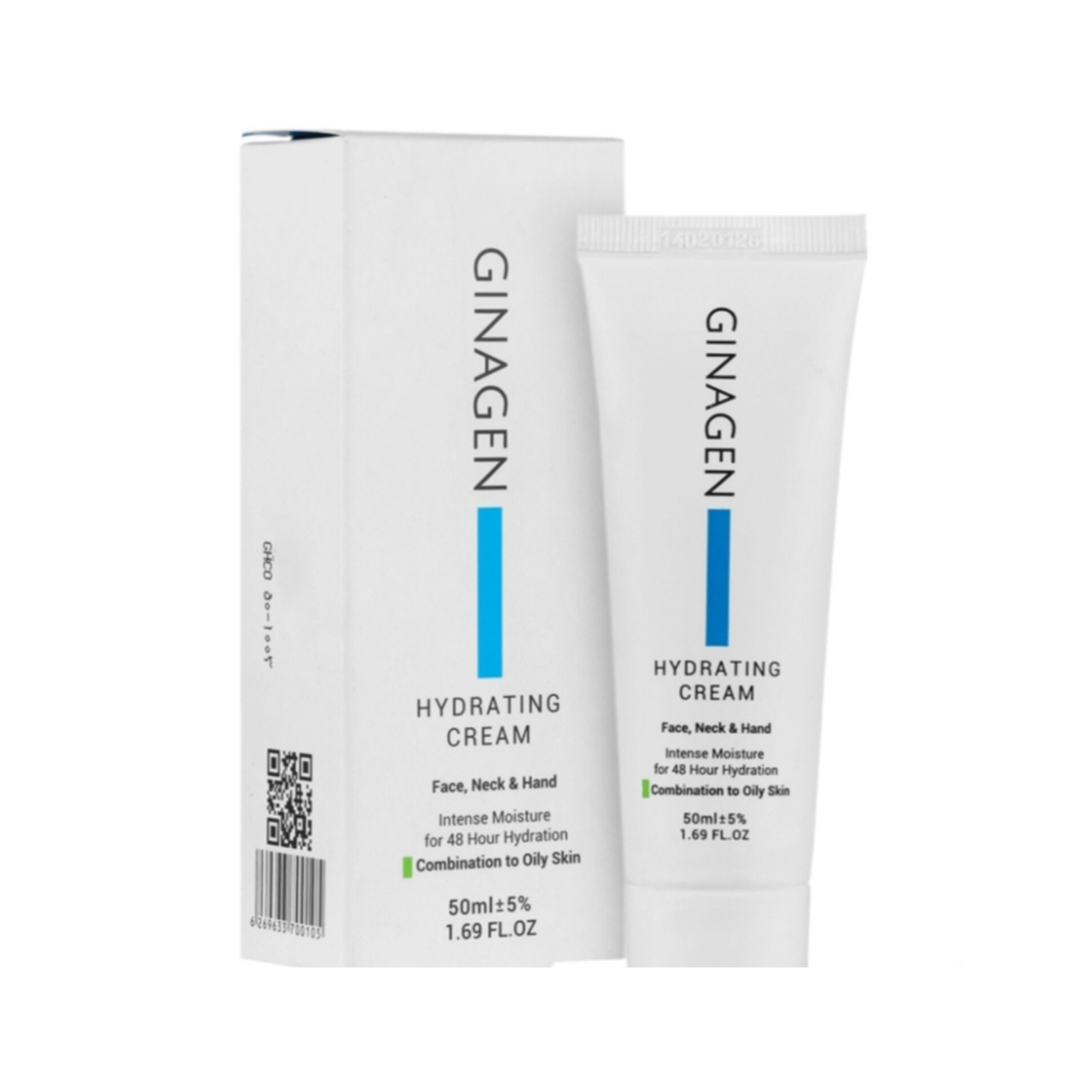 کرم آبرسان ژیناژن پوست چرب و مختلط حجم ۵۰ میلی لیتر