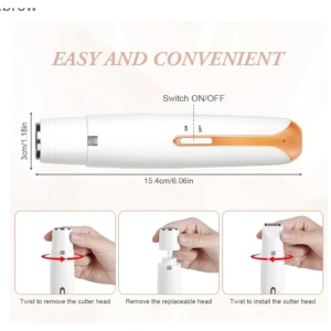 شیور و موزن چندکاره زنانه ۴in1 مدل SH-W-4IN1-WHT-001