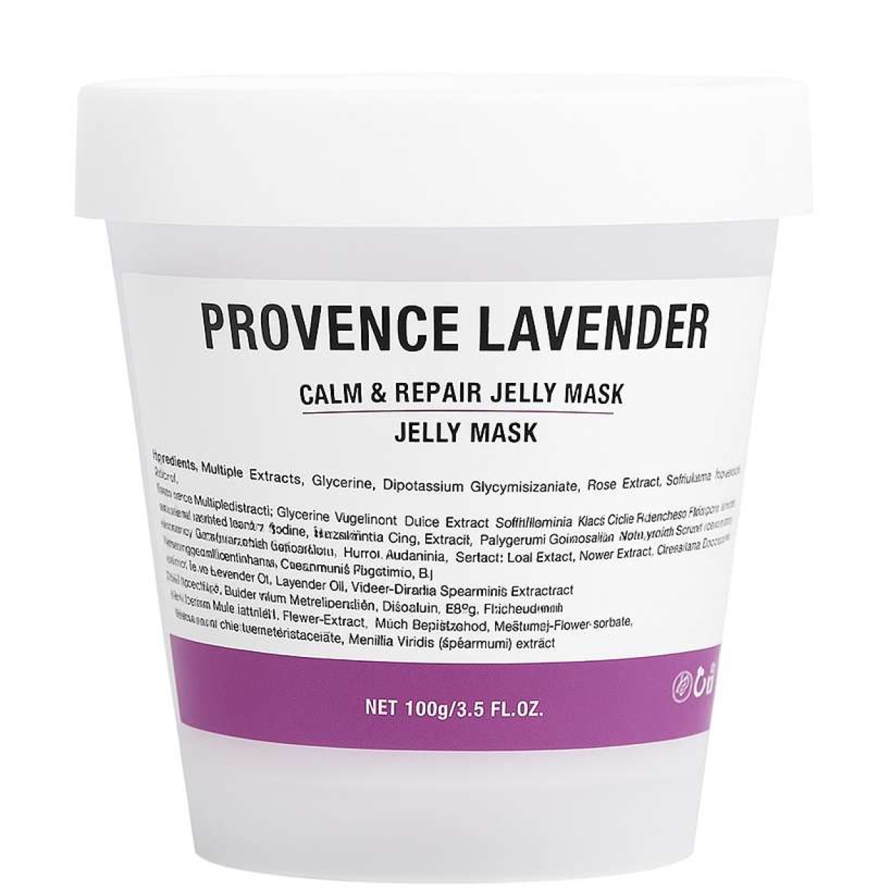 ماسک صورت هیدروژلی مینایر مدل لوندر ترمیم کننده و آرامش بخش وزن 100 گرم