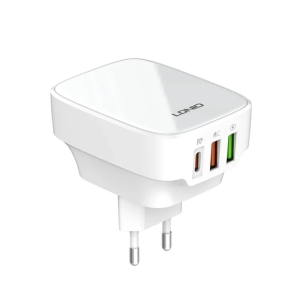 شارژر دیواری 32 وات الدینیو مدل Q334 به همراه کابل USB-C