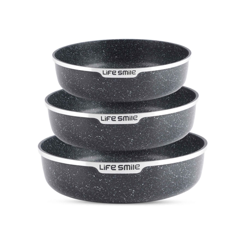 ست قالب کیک سایز 28-32-36 گرانیتی لایف اسمایل مدل FLCMCK-6-3