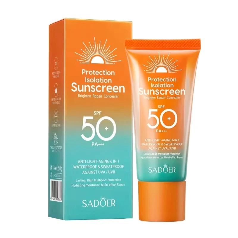 کرم ضد آفتاب سادور مدل 6 در 1 ضد چروک SPF 50 وزن 50 گرم