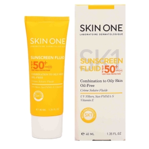 ضد آفتاب اسکین وان مدل فلویید SPF50 مناسب پوست چرب حجم ۴۰ میلی لیتر