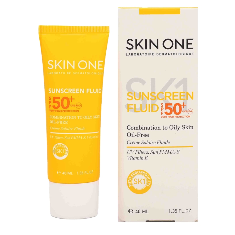 ضد آفتاب اسکین وان مدل فلویید SPF50 مناسب پوست چرب حجم ۴۰ میلی لیتر