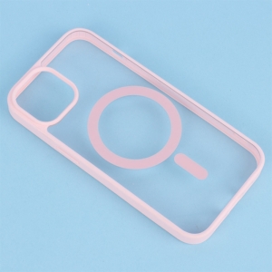 کاور PC شفاف دور رنگی مگ سیف مناسب برای گوشی موبایل آیفون iPhone 13