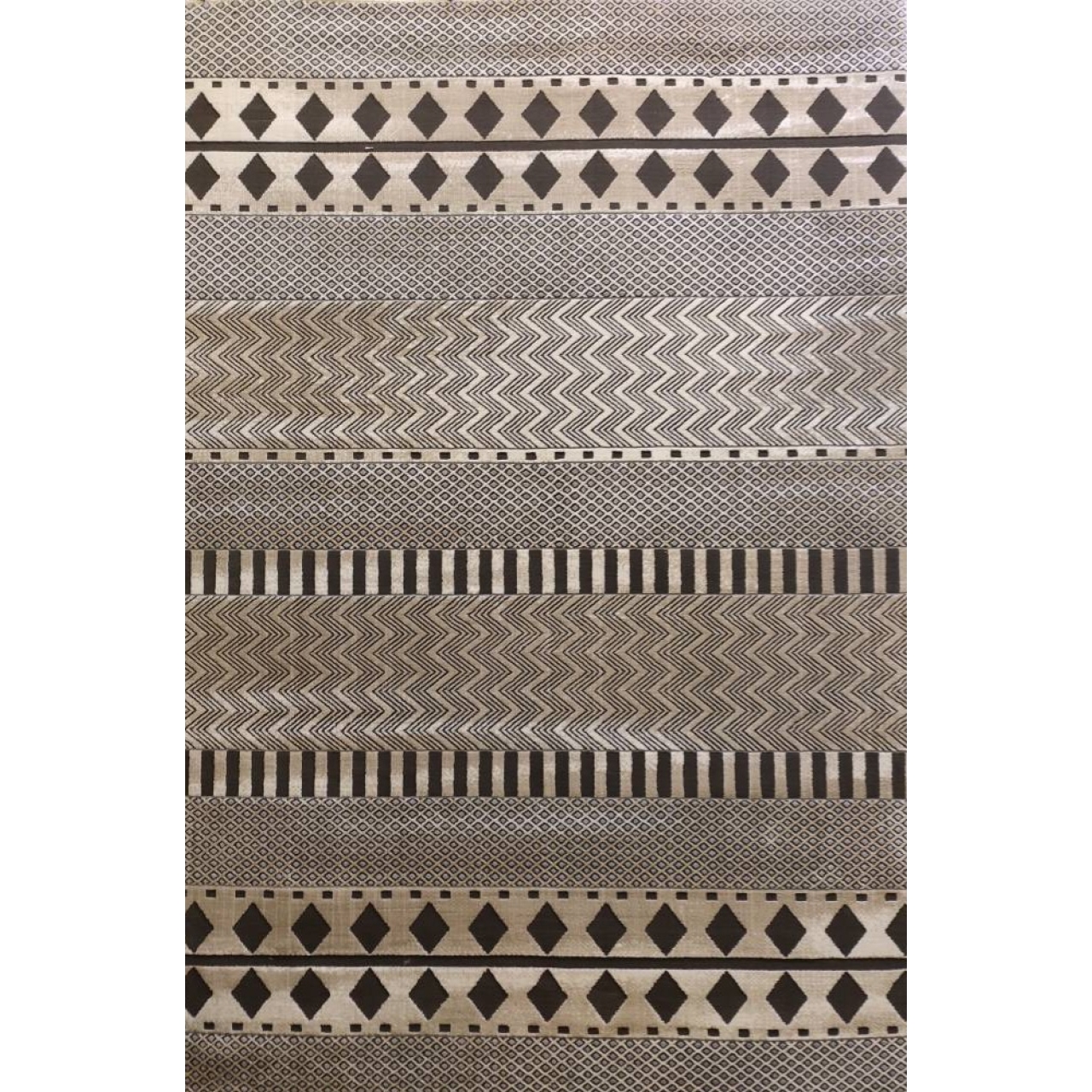 فرش ماشینی سیزان طرح ۴۱۰۹۴ کرم