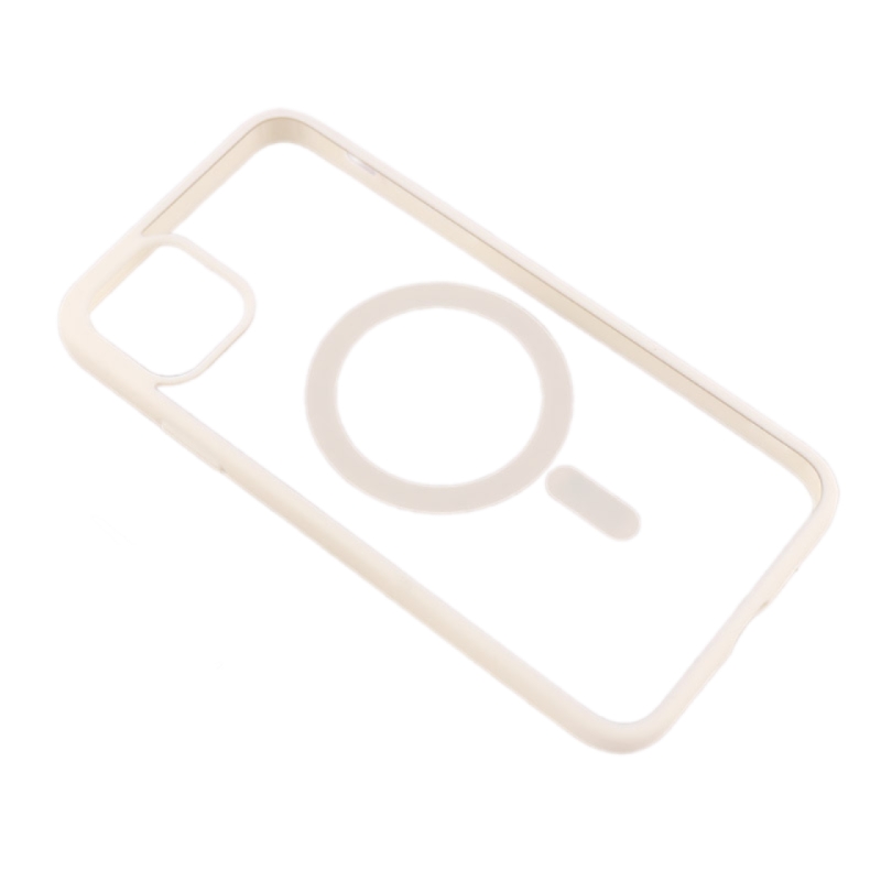 کاور PC شفاف دور رنگی مگ سیف مناسب برای گوشی موبایل آیفون iPhone 11 Pro Max