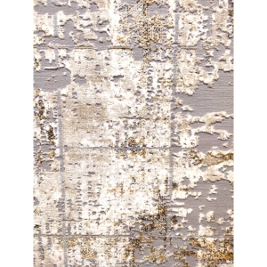 فرش ماشینی سیزان طرح ۴۱۰۱۶ نقره ای مدرن