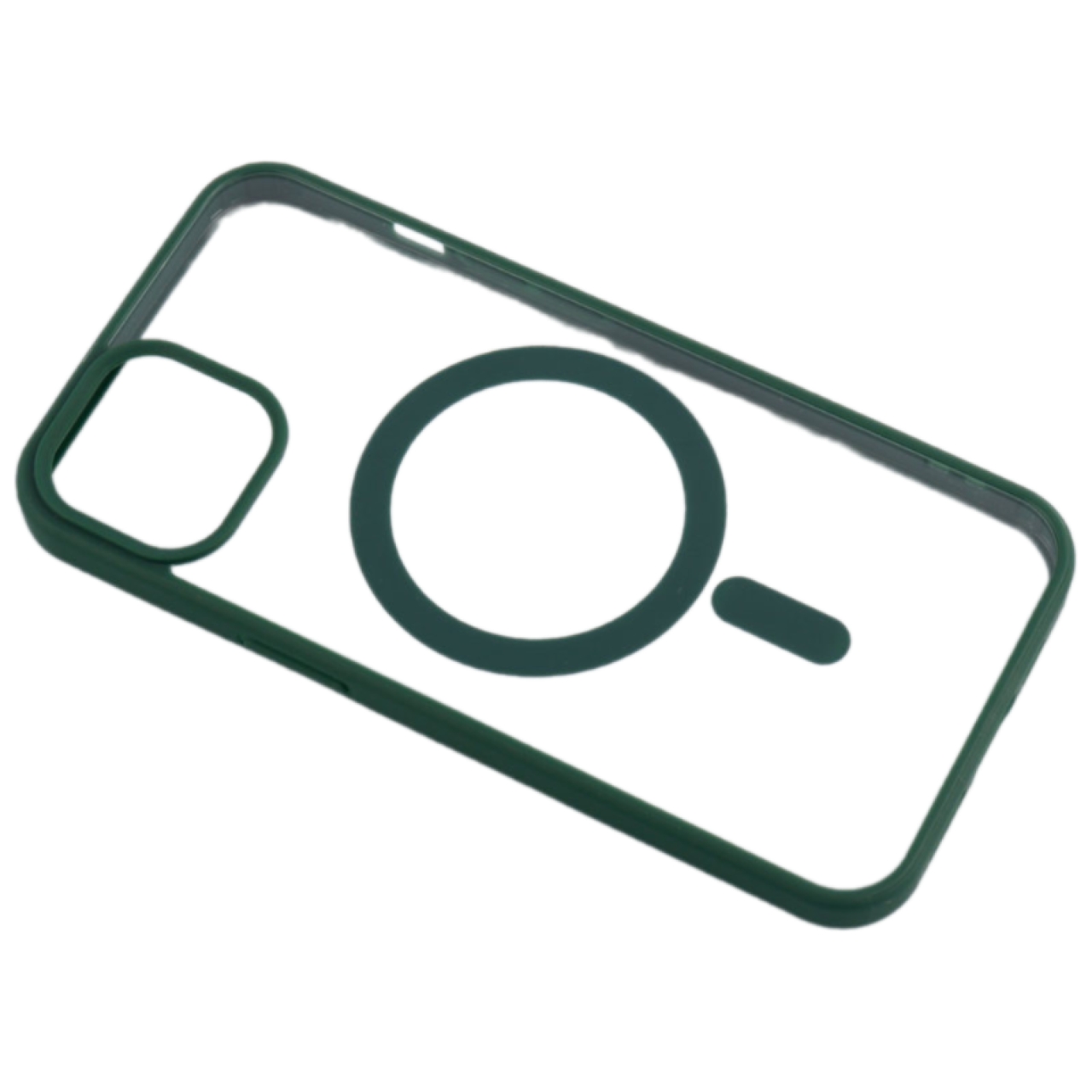 کاور PC شفاف دور رنگی مگ سیف مناسب برای گوشی موبایل آیفون iPhone 13