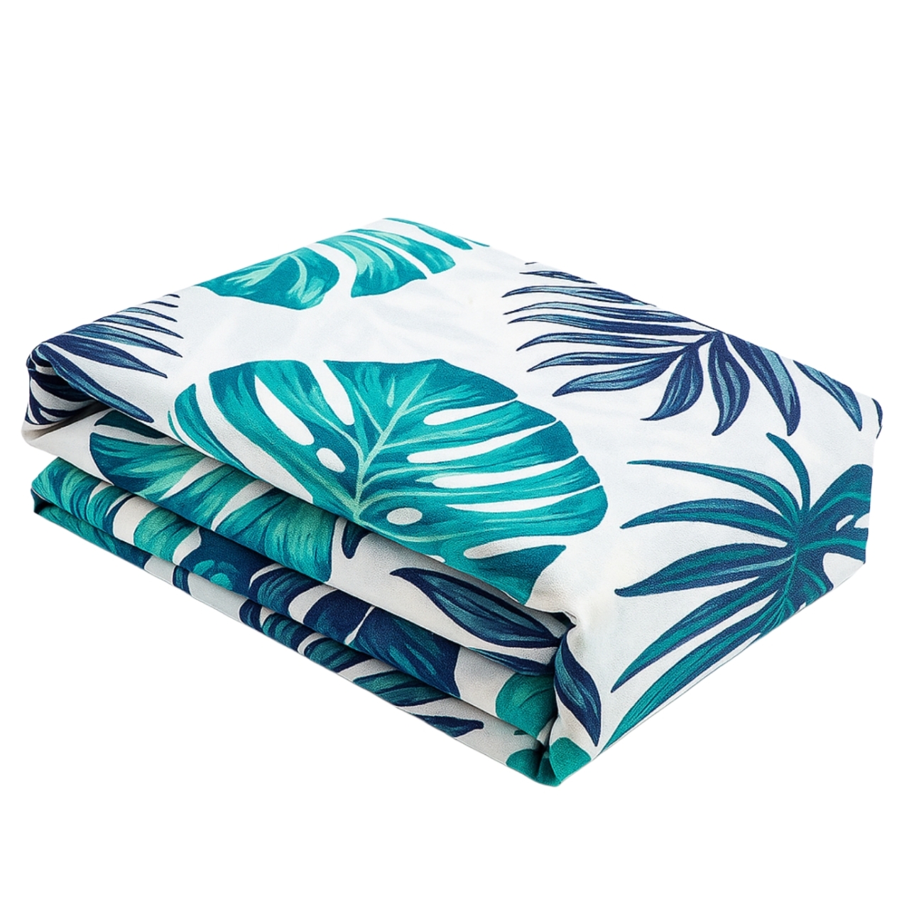 ملحفه تشک کشدار طرح برگ انجیر ۲ نفره سایز ۱۶۰×۲۰۰ سانتیمتر