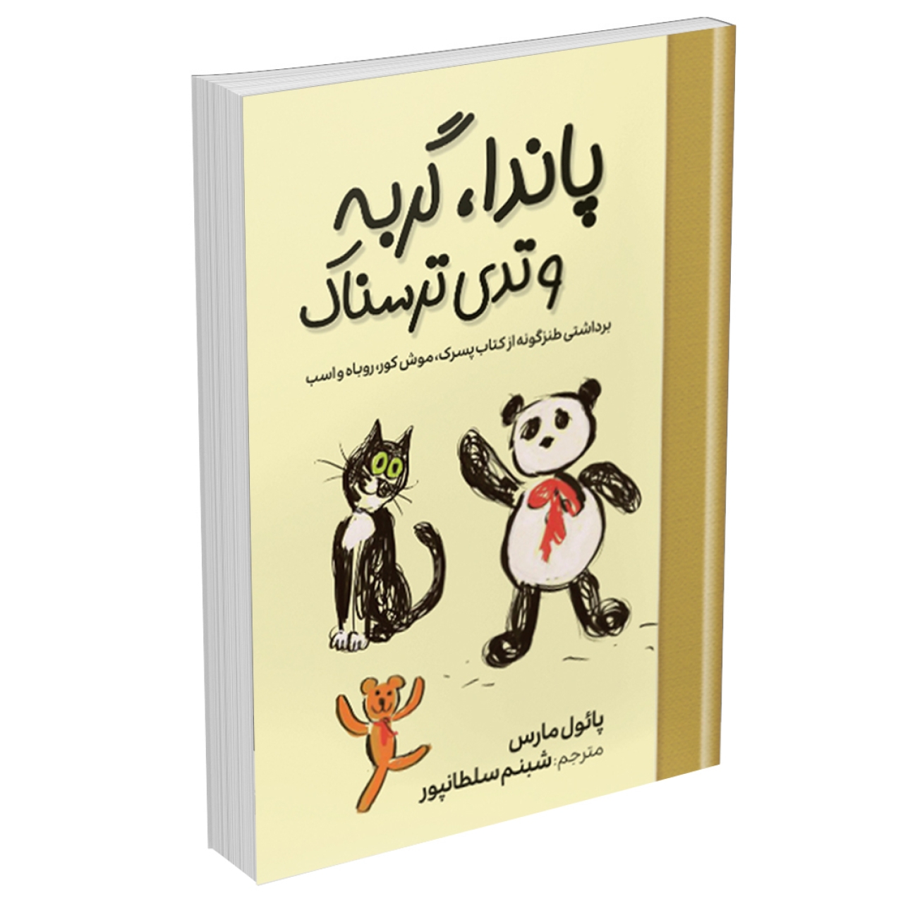 کتاب پاندا، گربه و تدی ترسناک اثر پائول مارس انتشارات آبیژ