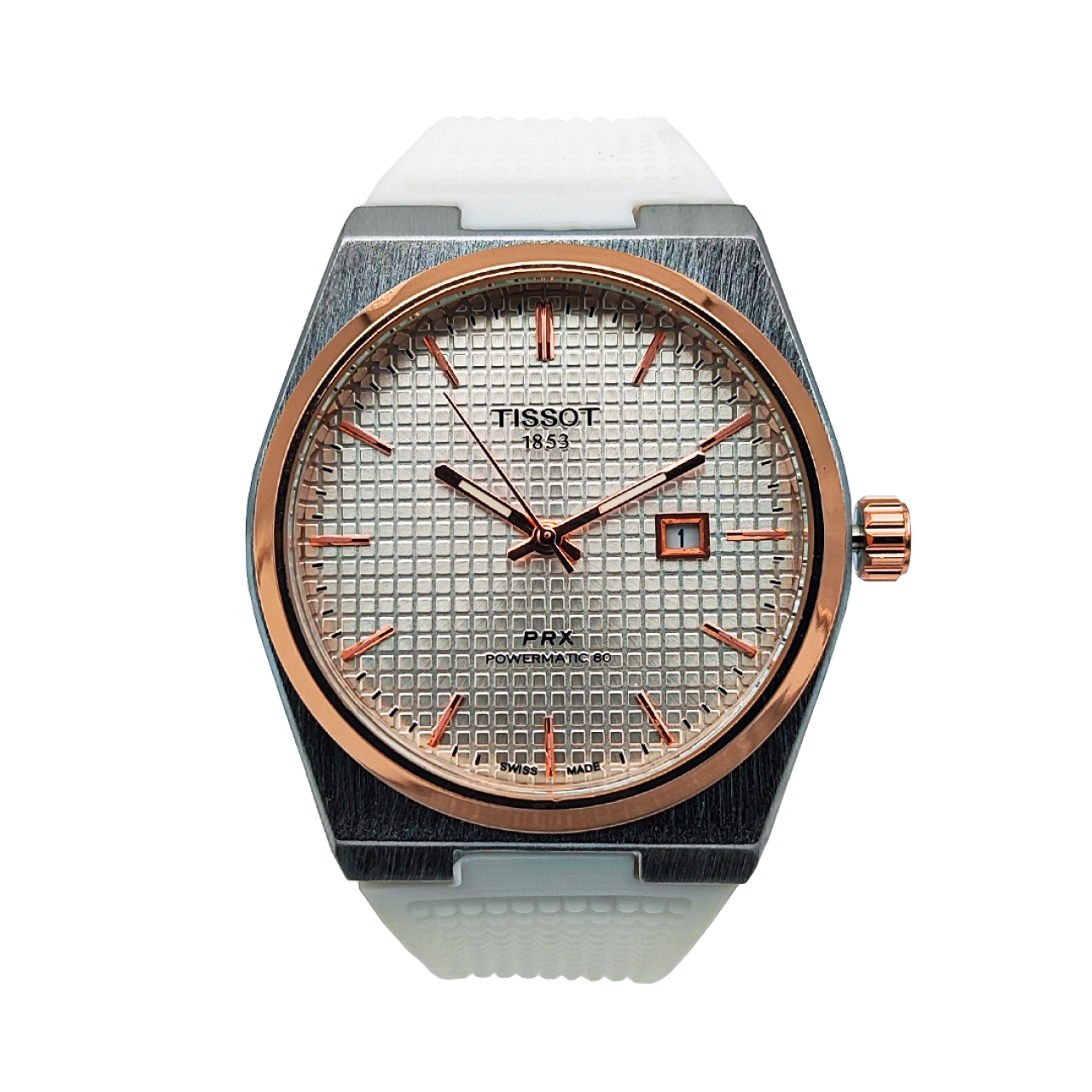 ساعت عقربهای مردانه مدل تیسوت PRX کد 1853GW