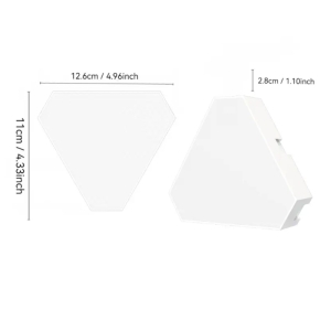  پنل LED دیواری هوشمند مثلثی مدل 6 تکه