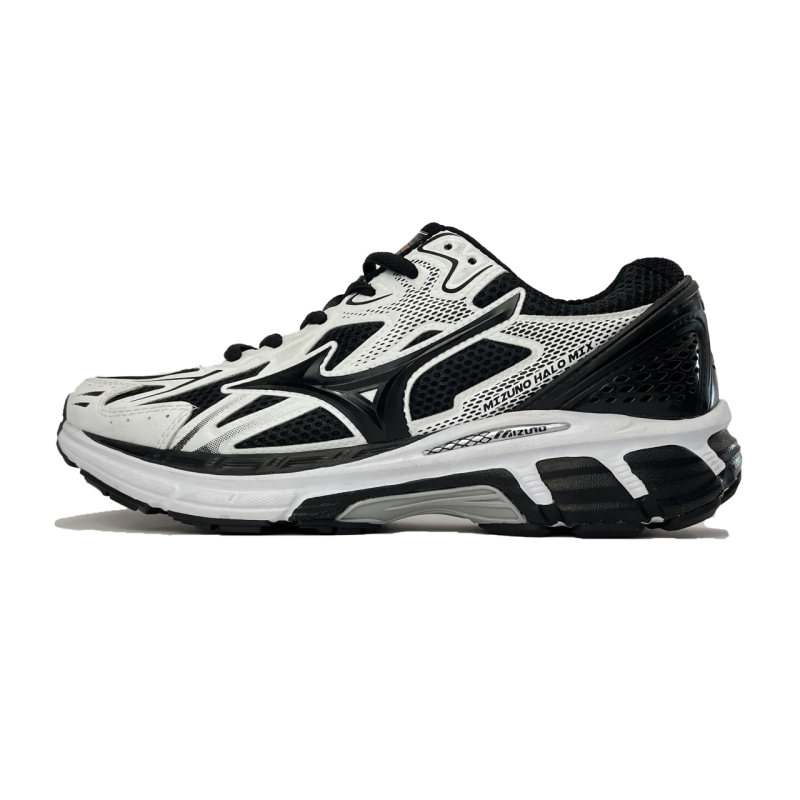 کفش ورزشی مردانه میزانو مدل هالو میکس مشکی سفید