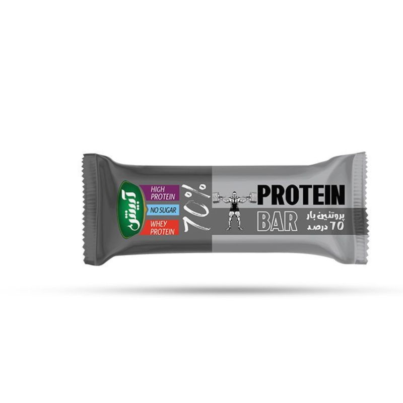  پروتئین بار 70 درصدی آبیش حجم 40 گرم