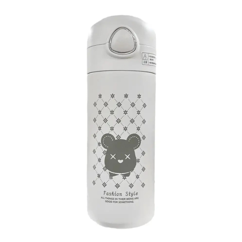 ماگ سفری مدل خرس نشسته الماسی گنجایش 0.35 لیتر