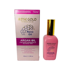روغن نانو آرگان رزگلد سه کاره طرح جدید حجم 100 میل