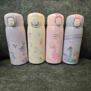 قمقمه فلاسک طرح دایناسور گنجایش 0.450 لیتر کد 01