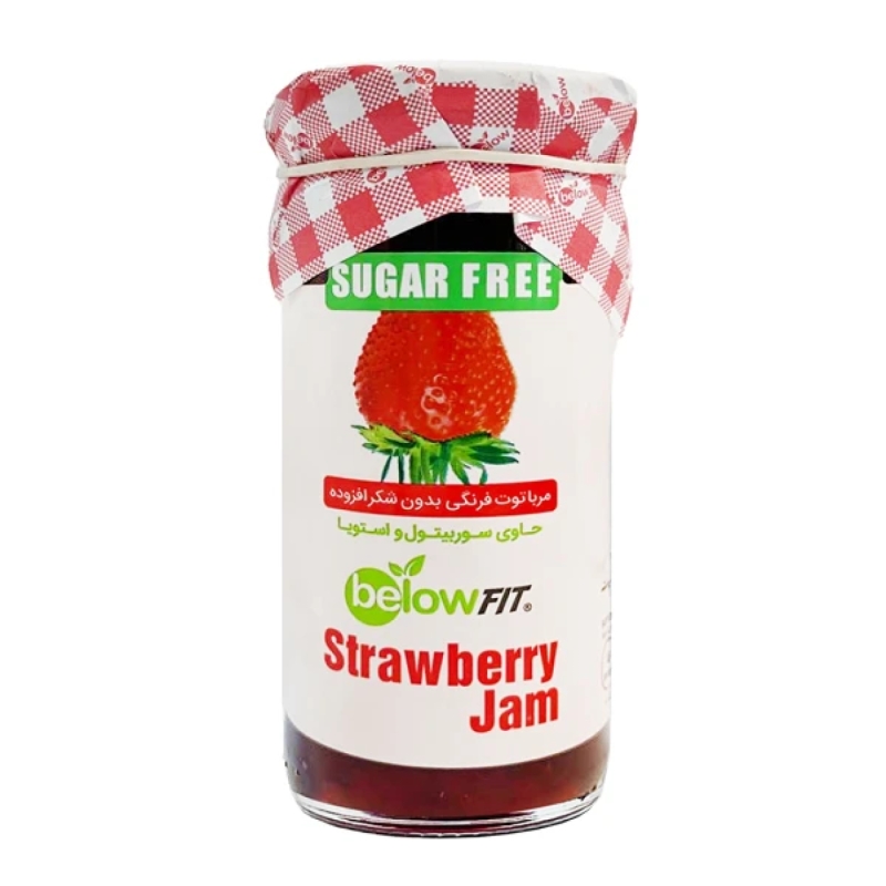 مربا توت فرنگی بدون شکر بیلو 300 گرمی
