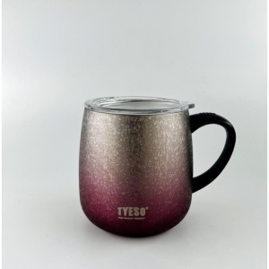 ماگ دوجداره استیل طرح چکشی تایسو مدل TS_8761