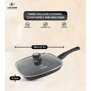 تابه گرانیتی مربعی لایف اسمایل مدل FLCMGL سایز 28