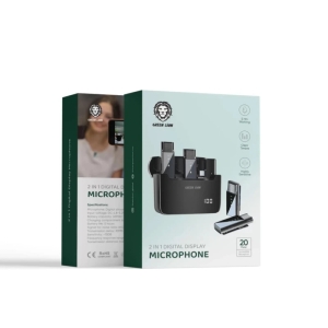 میکروفن بی سیم گرین لاین مدل 2in1 DIGITAL DISPLAY LITHTNING