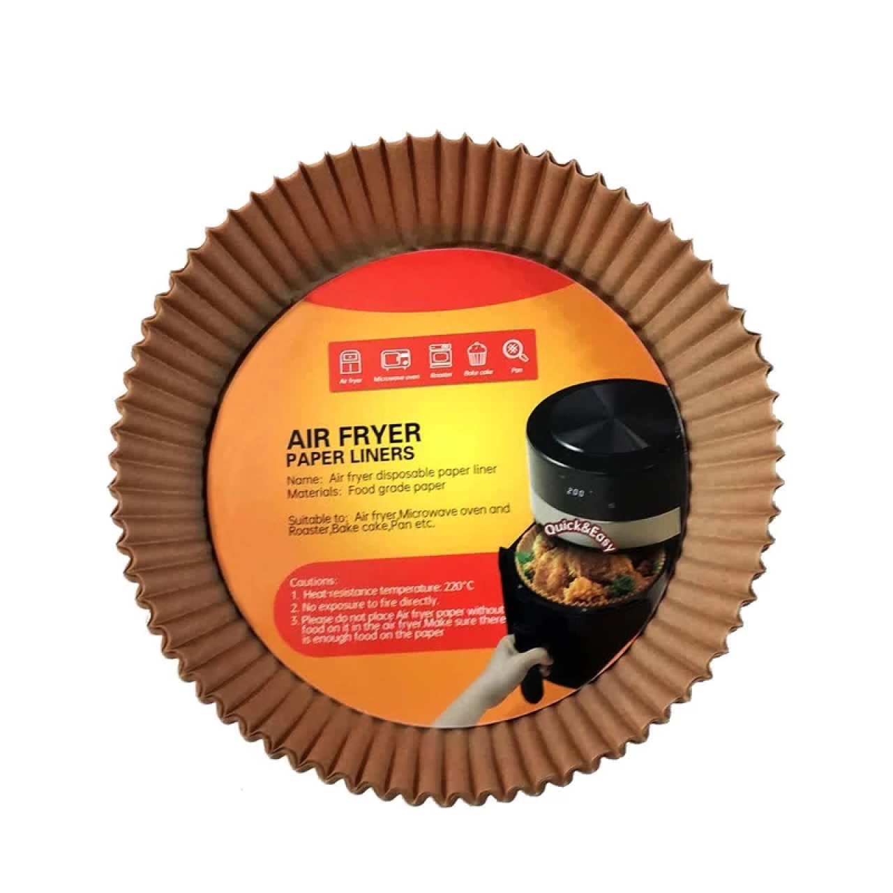 قالب کاغذی سرخ کن بسته 50 عددی سایز 160*45 میلی