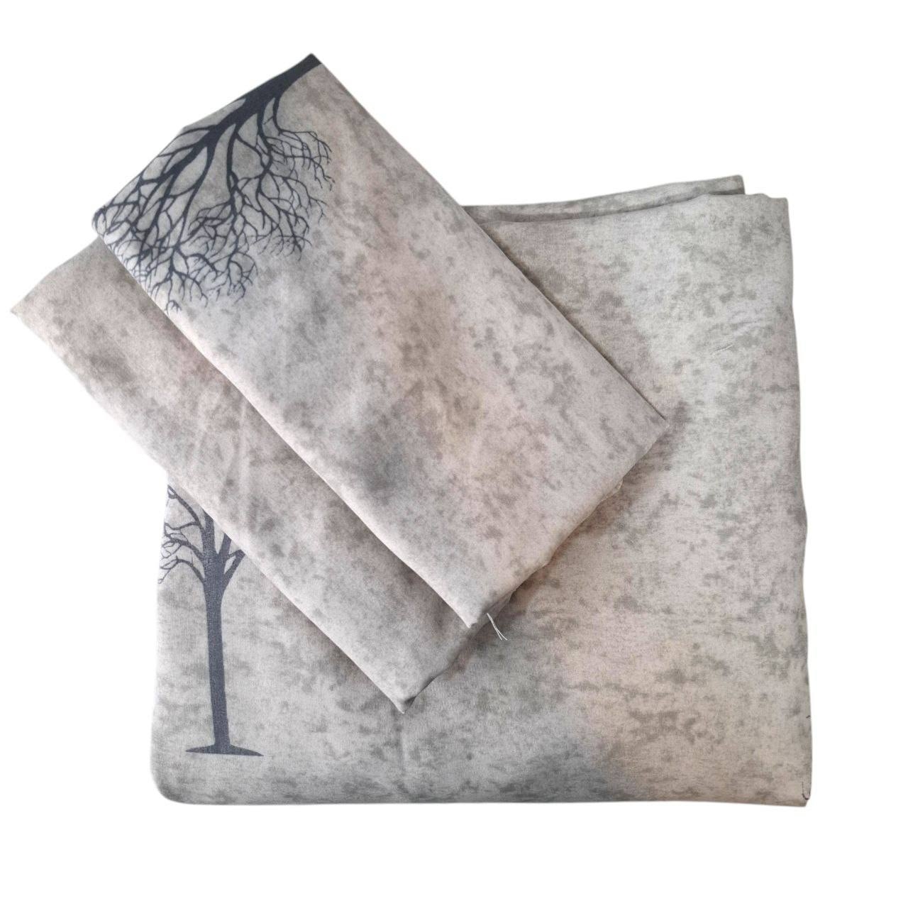 نیم ست ملحفه و روبالشی 3تکه تخت دونفره Cheshik مدل بیشه سایز 160*200 سانتی متر