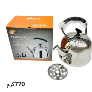کتری استیل 6 لیتری مدل WHISTLING