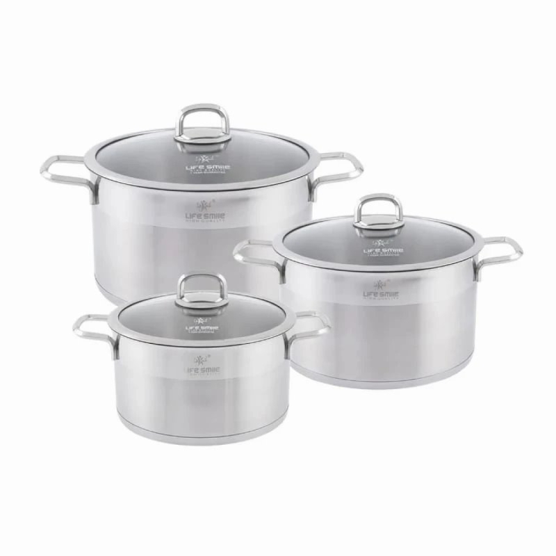 سرویس پخت و پز 6 پارچه لایف اسمایل مدل LIFEP12-6