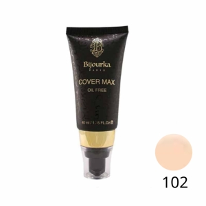 کرم پودر تیوپی بیجورکا 40 میل شماره 102 Bijourka Foundation