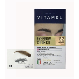کیت رنگ ابرو بلوند روشن ویتامول کد B2 حجم 30ml
