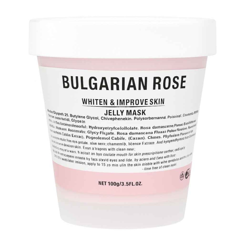 ماسک صورت هیدروژلی مینایر مدل گل رز بلغاری سفید کننده و بهبود دهنده پوست وزن 100 گرم