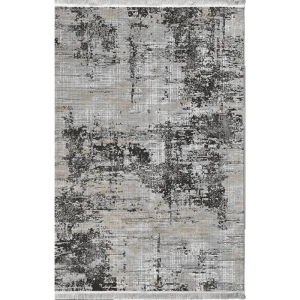 فرش ماشینی سیزان طرح 41042 نقره ای