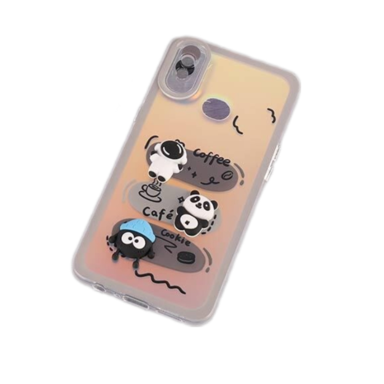 کاور مدل PC So Cool عروسکی هولوگرامی محافظ لنز دار مناسب برای گوشی موبایل سامسونگ مدل Samsung Galaxy A10