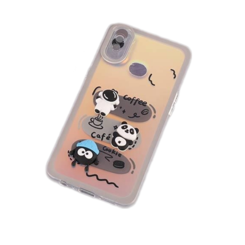 کاور مدل PC So Cool عروسکی هولوگرامی محافظ لنز دار مناسب برای گوشی موبایل سامسونگ مدل Samsung Galaxy A10