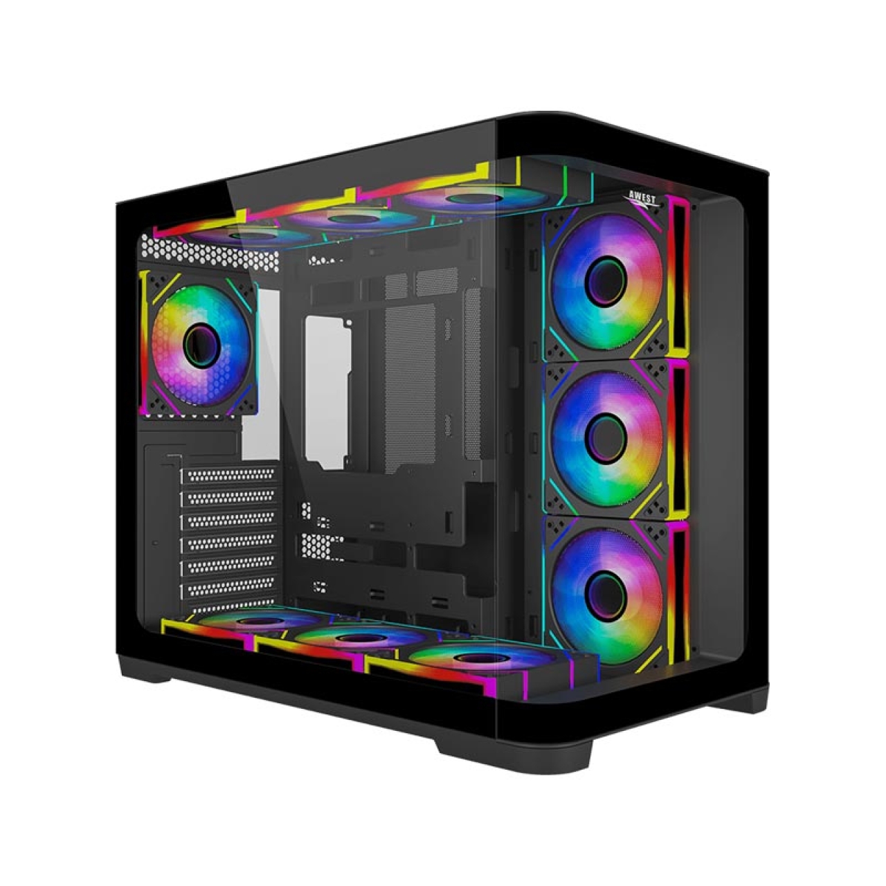 کیس کامپیوتر گیمینگ اوست مدل GT-AQ18-MB