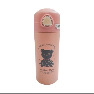 ماگ سفری مدل خرس نشسته الماسی گنجایش 0.35 لیتر