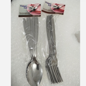 سرویس قاشق و چنگال 12 پارچه یونیک لایف مدل ماینز