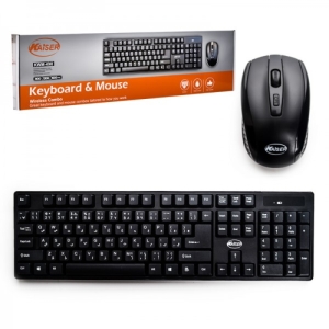 کیبورد و ماوس بی سیم کیسر مدل KWM-490