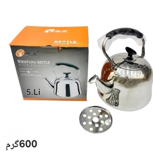 کتری استیل 5 لیتری مدل WHISTLING
