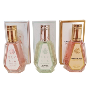 پک اقتصادی سه عددی عطر های زنانه برند فرگرانس ورد مدل الیسیا لیچه فیز-الیسیا پیستا ساندای-لویی ویتون رز دس ونتس حجم 50 میل