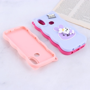 کاور طرح موج دار اسپینر دار گوش دار مناسب برای گوشی موبایل سامسونگ مدل Samsung Galaxy A10s