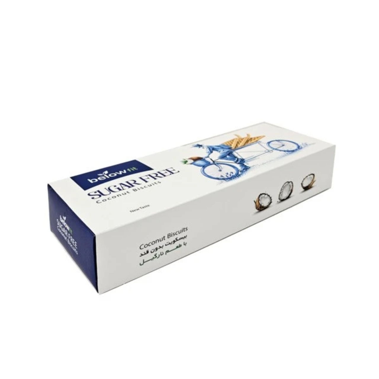 بیسکویت بدون قند با طعم نارگیل بیلو 620 گرم