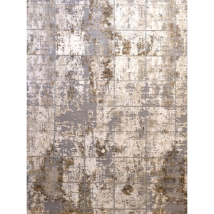 فرش ماشینی سیزان طرح ۴۱۰۱۶ نقره ای مدرن