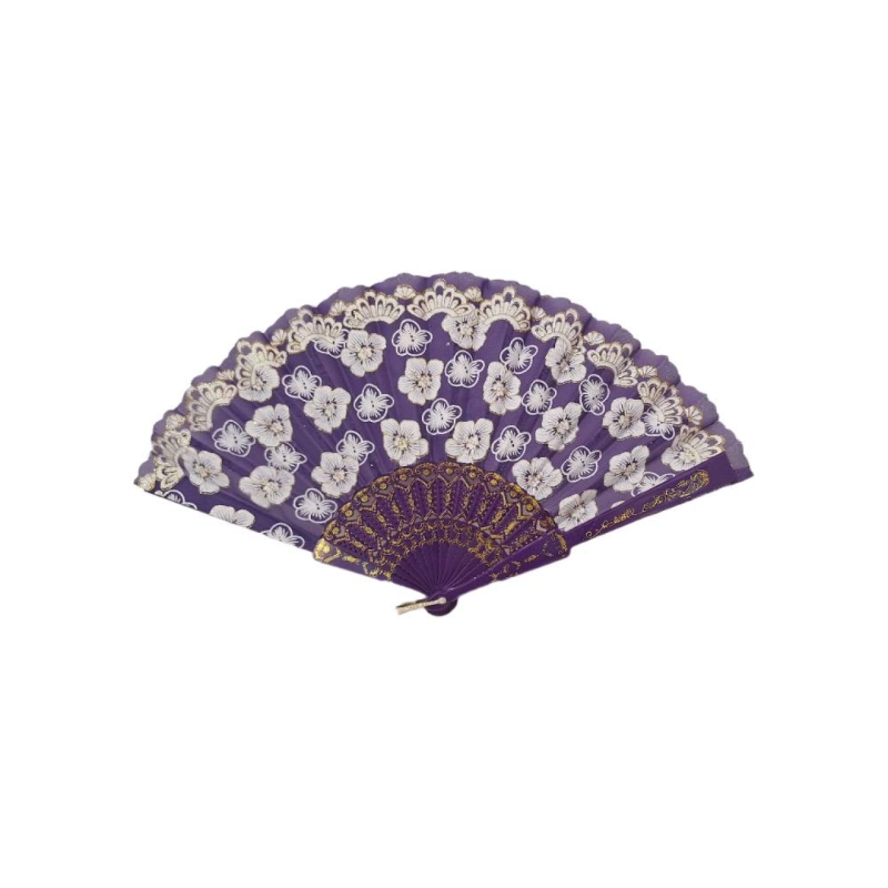 بادبزن دستی طرح گل