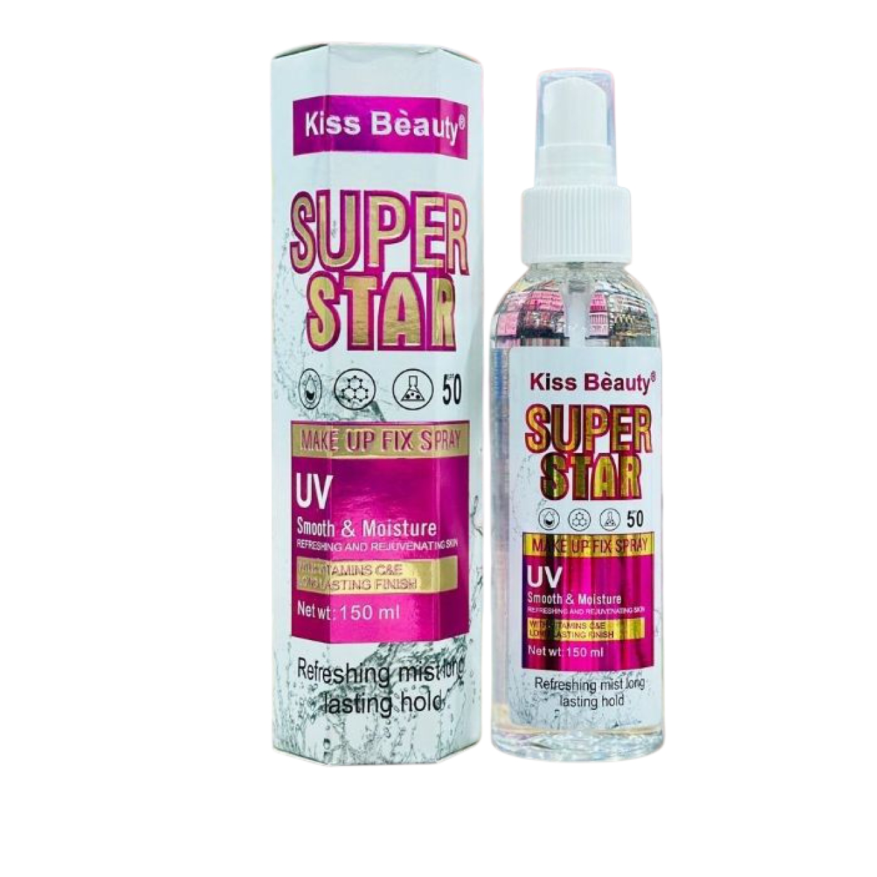 اسپری فیکس آرایش کیس بیوتی مدل Super Star حجم 150 میل