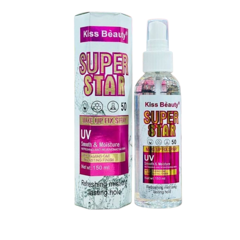 اسپری فیکس آرایش کیس بیوتی مدل Super Star حجم 150 میل