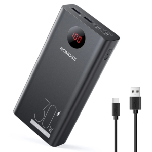 پاوربانک روموس مدل PEA30-192 ظرفیت 30000 میلی آمپر ساعت توان 30 وات