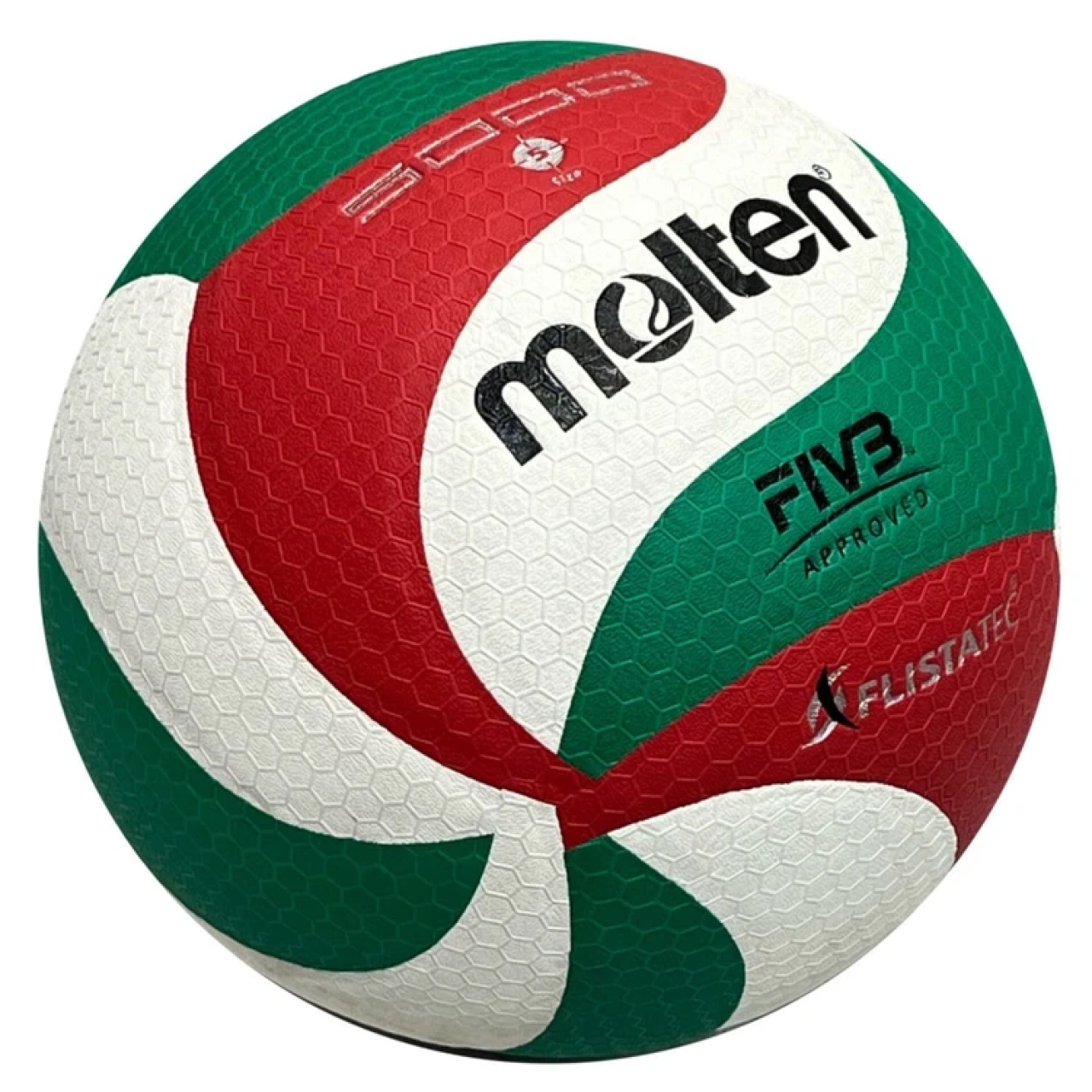 توپ والیبال مولتن مدل 5000 زنبوری برجسته سایز 5 به همراه سوزن و تور